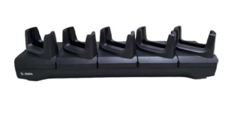 Zebra Cuna de Carga de 5 Dispositivos para TC21/TC26, Negro - no incluye Fuente y Cable de Poder,  