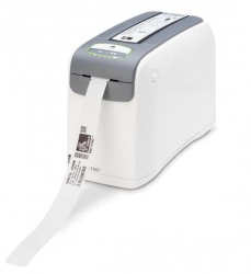 Zebra HC100 Impresora de Etiquetas, Térmica directa, 300 x 300 DPI, Gris/Blanco — No Requiere Cinta de Impresión 