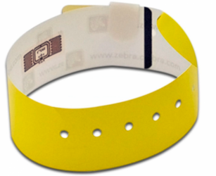 Zebra LaserBand2 Advanced, Brazaletes Térmicos Directos Adhesivos, 8.5