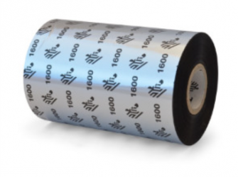 Zebra Cinta MX01600BK11045 Negro, Transferencia Térmica, 110 mm x 450 Metros, 1 Pieza 