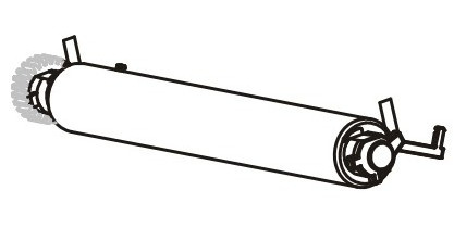 Zebra Rodillo de Presión P1027135-040, para GK420t 