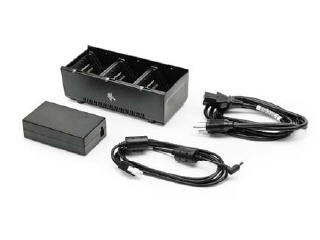Zebra Base de Carga SAC-MPP-3BCHGUS1-01, 3 Baterías, Negro, Compatible con ZQ500/ZQ600 - incluye Fuente de Poder y Cable de Corriente 