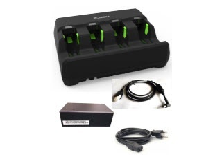 Zebra Kit de Cargador de Batería ― Incluye 1 Cable de Línea CC/CA, Fuente de Poder PWR-BGA12V50W0WW 