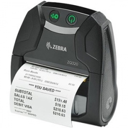 Zebra Impresora Móvil ZQ320, Térmica Directa, Inalámbrico, 203 x 203DPI, Bluetooth, USB 2.0, Negro - Imprime Recibos 