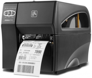 Zebra ZT220 Impresora de Etiquetas, Térmica Directa, 203 x 203DPI, RS-232, Negro — No Requiere Cinta de Impresión 