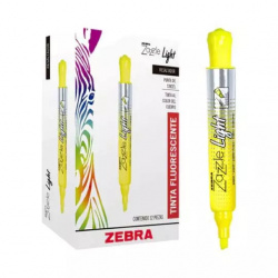 Zebra Marca Textos Zazzle Light, Amarillo, 12 Piezas 