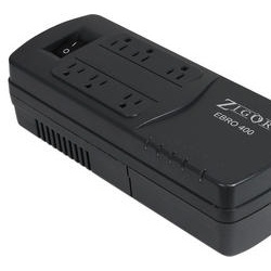 No Break Zigor Ebro 400, 180W, 400VA, Entrada 120V, Salida 120V, 6 Contactos 