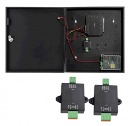 ZKTeco Panel Controlador de Acceso para 2 Puertas C2-260, 30.000 Tarjetas, 200.000 Eventos ― Incluye 2 Convertidores WR485 a Wiegand 