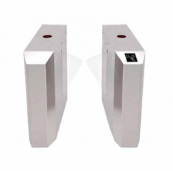 ZKTeco Torniquete Aleta FBL200 WH, Acero Inoxidable 