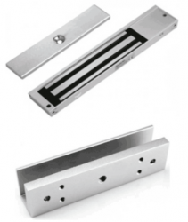 ZKTeco Cerradura Electromagnético LM-2805, 3.8 x 18cm, hasta 200Kg, incluye Bracket Tipo U LMB-280U 