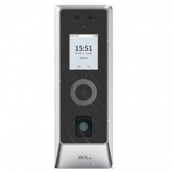 ZKTeco Lector de Códigos QR y Tarjeta de Proximidad PROMA-QR, RS-485, Plata 