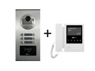 ZKTeco Videoportero/Interfon VE06A01, 4.3