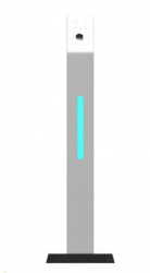 ZKTeco Soporte para Montaje de Piso ZK-L6, 1.2 Metros, para SpeedFace/Proface 