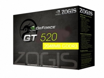 Tarjeta de Video Zogis NVIDIA GeForce GT 520, 2GB 64-bit DDR3, PCI Express 2.0 
