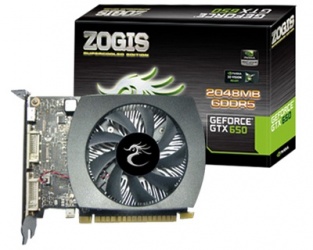 Tarjeta de Video Zogis NVIDIA GeForce GTX 650, 2GB 128-bit GDDR5, PCI Express x16 3.0 