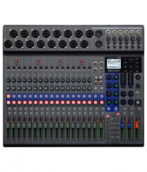 Zoom Mezcladora Digital L-20, 20 Canales, 24 bit, Bluetooth, USB, 24W 