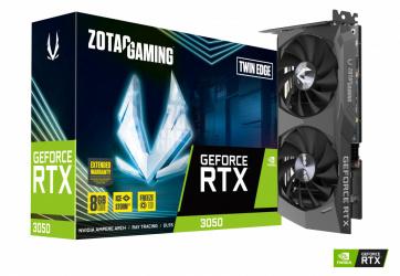 Tarjeta de Video Zotac NVIDIA GeForce RTX 3050 Twin Edge, 8GB 128-bit GDDR6, PCI Express x8 4.0 