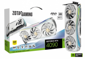Tarjeta de Video Zotac NVIDIA GeForce RTX 4090 AMP Extreme AIRO WHITE, 24GB 384-bit GDDR6X, PCI Express x16 4.0 