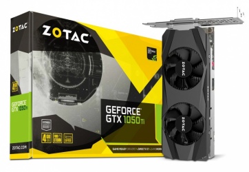 Tarjeta de Video Zotac NVIDIA GeForce GTX 1050 Ti, 4GB 128-bit GDDR5, PCI Express 3.0 