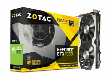 Tarjeta de Video ZOTAC NVIDIA GeForce GTX 1060 AMP! Edition, 6GB 192-bit GDDR5, PCI Express 3.0 x16 