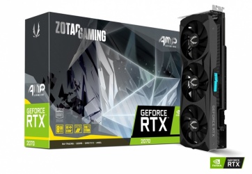 Tarjeta de Video Zotac NVIDIA GeForce RTX 2070 Gaming AMP Extreme Core, 8GB 256-bit GDDR6, PCI Express x16 3.0 