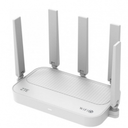 Router ZTE Gigabit Ethernet de Banda Dual E1320 Wi-Fi6, Inalámbrico, 3000Mbit/s, 3x RJ-45, 2.4/5GHz, 5 Antenas Externas 