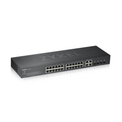 Switch Zyxel Gigabit Ethernet GS1920-24V2, 24 Puertos RJ-45 10/100/1000 + 4 Puertos SFP, 16000 Entradas - Administrable 