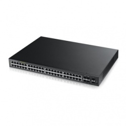 Switch ZyXEL Gigabit Ethernet GS1920-48HP, 44 Puertos 10/100/1000Mbps + 4 Puertos Combo, 100 Gbit/s, 16.000 Entradas - Administrable 
