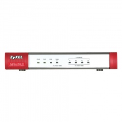 ZyXEL Gateway/Firewall ZyWALL USG 20, Alámbrico, 100 Mbit/s, 5x RJ-45 