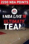 NBA LIVE 18 Ultimate Team, 2200 Puntos, Xbox One 