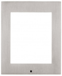 2N Marco para Instalación en Superficie 1 Módulo IP Verso, para Intercomunicador 9155021, Plata