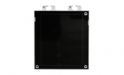 2N Panel Ciego para Intercomunicador de Puerta IP Verso, 1 Modulo, Negro
