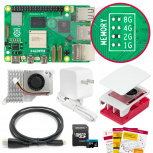330ohms Placa de Desarrollo Kit Raspberry Pi 5, 2GB, Wi-Fi, Bluetooth, 4 Puertos USB