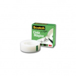 3M Cinta Adhesiva Mágica 810, 1 Rollo de 18mm x 65m, Transparente