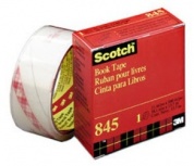 3M Cinta Adhesiva Scotch 845, 1 Rollo de 38mm x 13m, Transparente