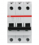 ABB Interruptor Automático 3 Polos S203-K6, 400V, 6A, Entrada 400V