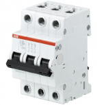 ABB Interruptor Termomagnético 3 Polos S203-C80, 400V, 80A, Entrada 400V