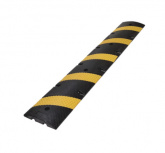 AccessPRO Reductor de Velocidad AC-183RV, 183cm, 5 Lineas Amarillas, Hule Reciclado