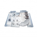 AccessPRO Kit de Montaje KT-GR208 para Puertas de Garage, Acero Galvanizado