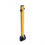 AccessPRO Bolardo Retráctil con LLave XB-PARK-1L, 90 x 6cm, Amarillo