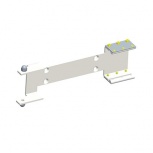 AccessPro Soporte Degondable para Brazo de Barreras, Blanco