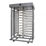 AccessPRO Torniquete XT100CS, 2.2 Metros, Acero Inoxidable, Gris