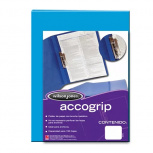 Accogrip Carpeta con Broche T3 SH-966, hasta 150 Hojas de Tamaño Oficio, Azul Claro