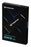 SSD Acer Predator GM9 NVMe, 2 TB, M.2, 10000 MB/s Escritura, 14500 MB/s Lectura, PCI Express 5.0