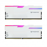 Kit Memoria RAM Acer Predator Hermes RGB DDR5, 6800MHz, 32GB (2x 16GB), ECC, CL32, XMP, Blanco