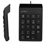 Acteck Teclado Numérico TN220, Alámbrico, USB, Negro