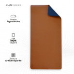 Mousepad Acteck Vibe Leather TP670, 90x40cm, Azul/Cafe