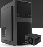 Gabinete Acteck Kiruna II GM420, Midi-Tower, ATX/Micro-ATX/Mini-ATX, USB 2.0, con Fuente 500W, sin Ventiladores Instalados, Negro