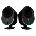 Acteck Bocinas Dynamic Exact BS630, Alámbrico/Inalámbrico, Bluetooth, 2.0 Canales, 20W RMS, USB, Negro