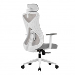 Acteck Silla Ejecutiva Floe Pro EC737, Respaldo de Malla, Reposabrazos, Blanco image